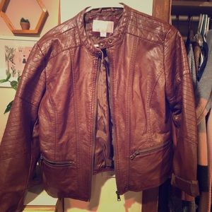 Leather jacket